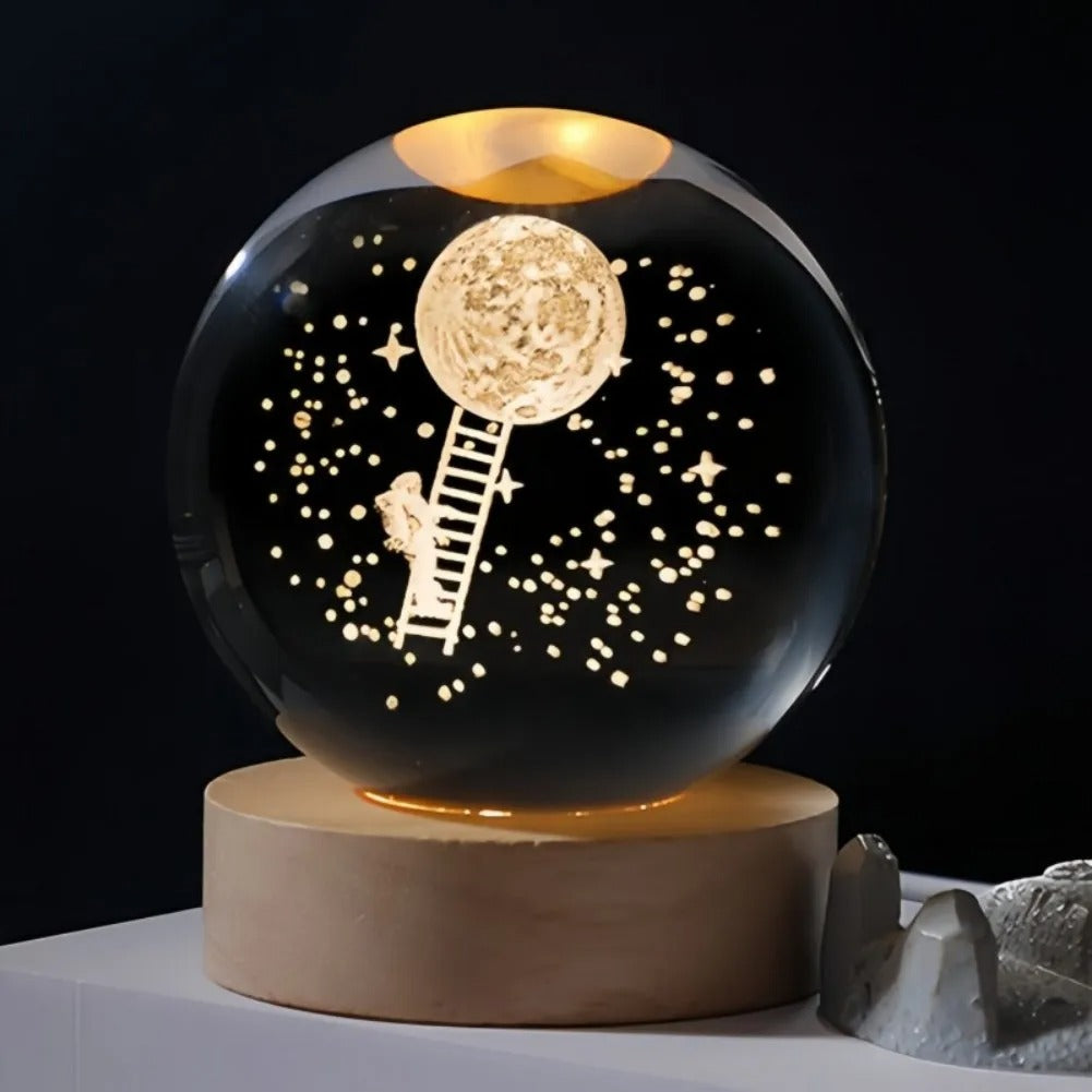 Galaxy Moon Lamp