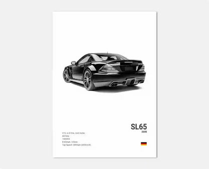 Luxury Sports Car Poster