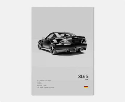 Luxury Sports Car Poster