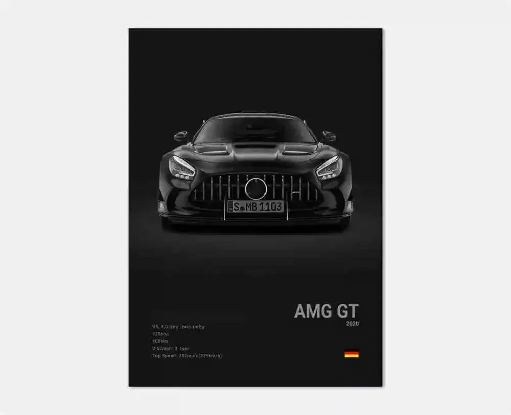 Luxury Sports Car Poster