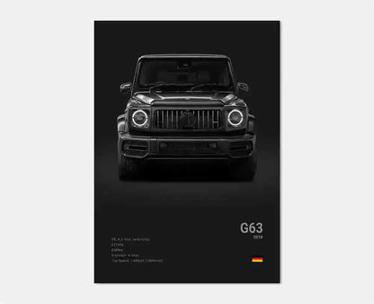 Luxury Sports Car Poster