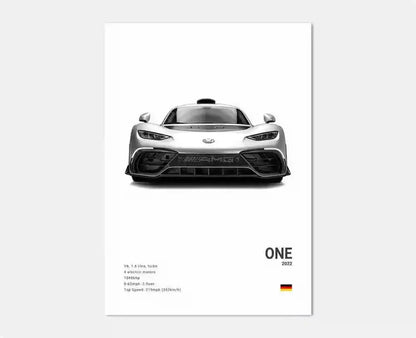 Luxury Sports Car Poster