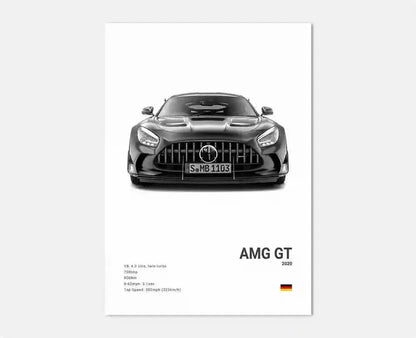 Luxury Sports Car Poster