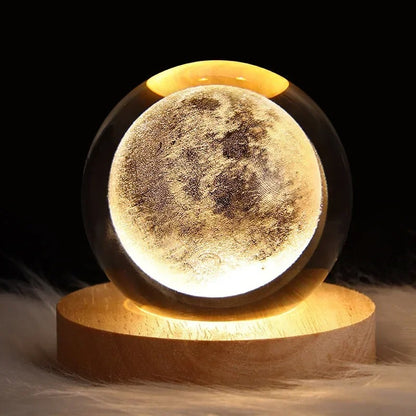 Galaxy Moon Lamp