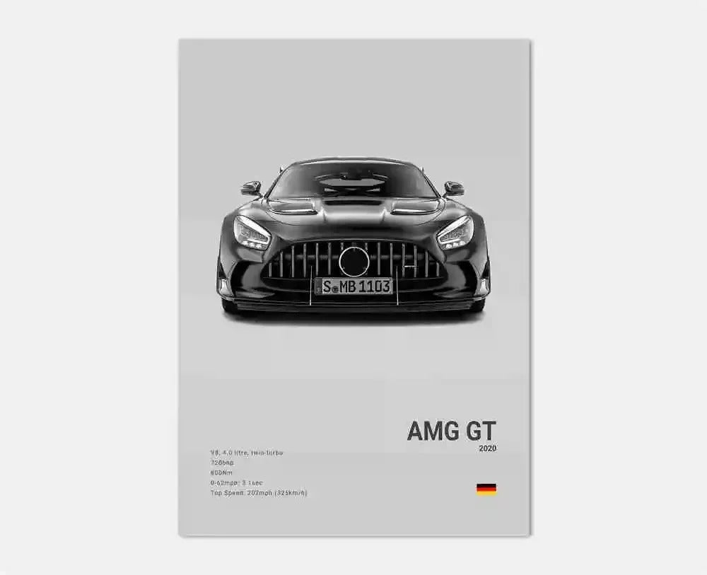 Luxury Sports Car Poster